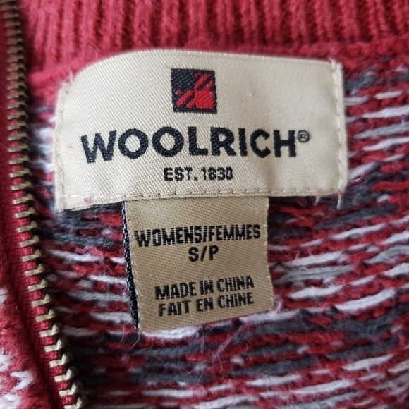 Woolrich Ruby Half Zip Pullover Sweater size Small - Picture 14 of 14
